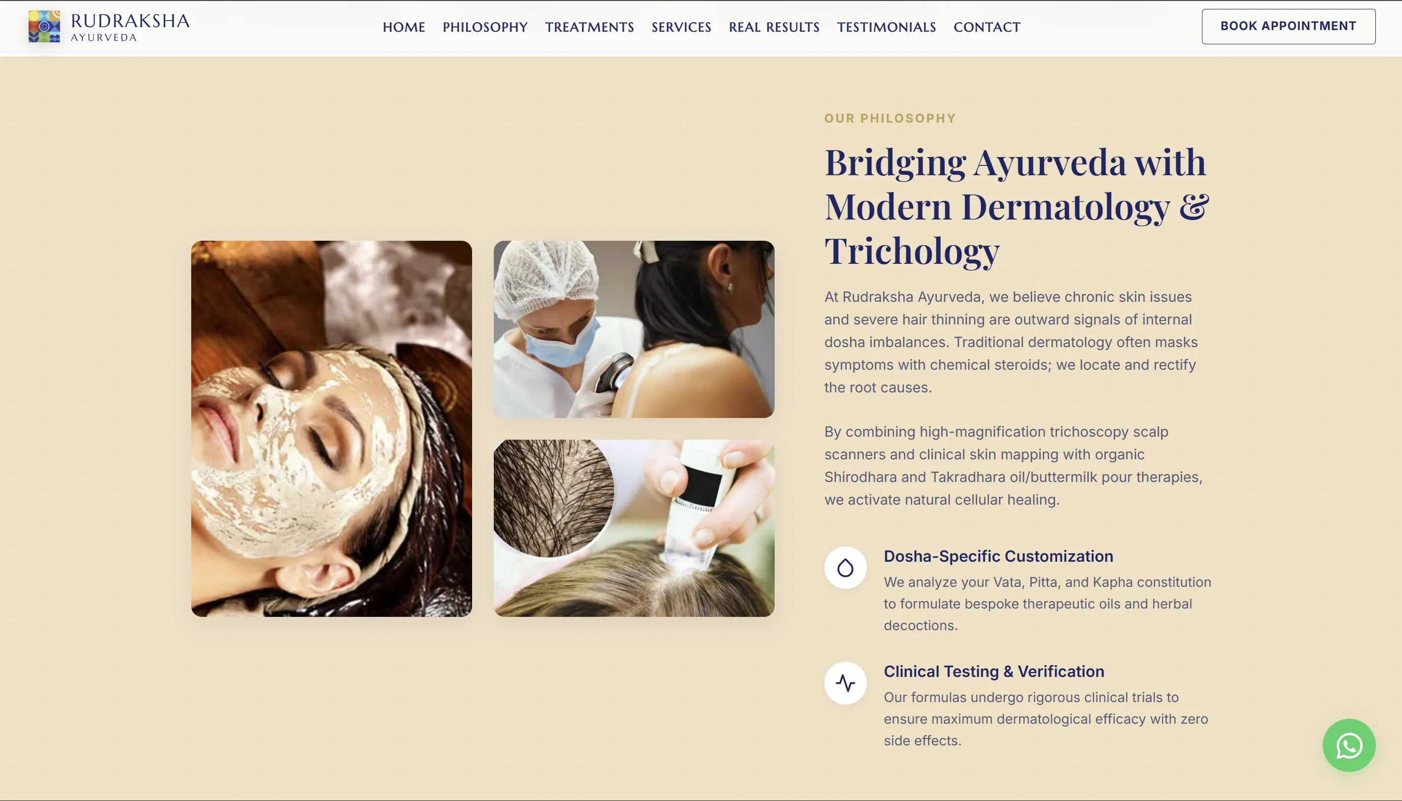 Rudraksha Ayurveda conditions we treat page